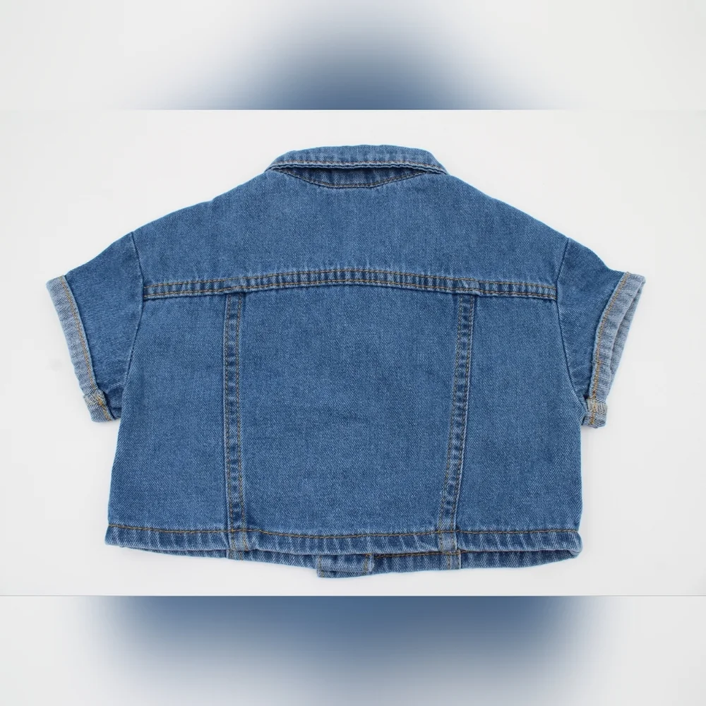 Shein Girls 2-Piece Denim Short Set – Size 2-3Y (NWT)